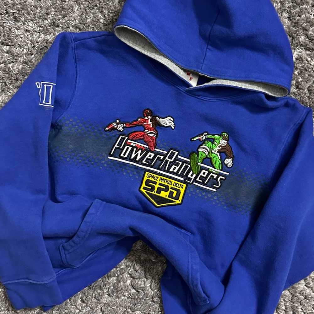 Y2K Power Rangers Hoodie